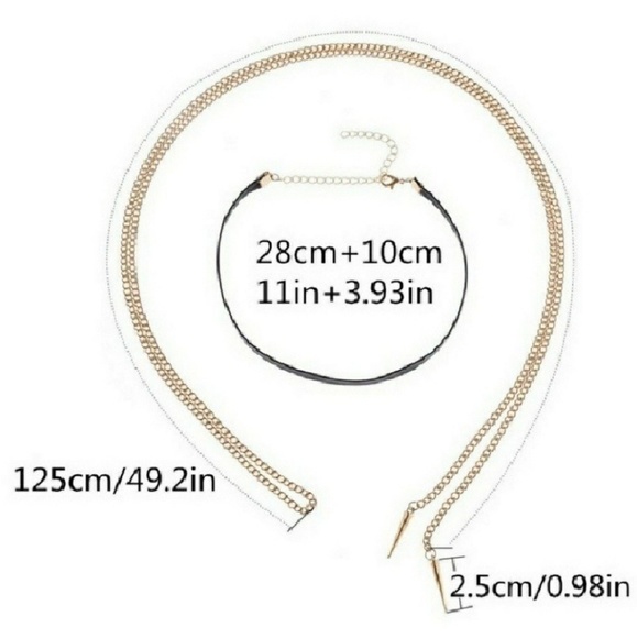 Choker & Necklace Set - Picture 4 of 4